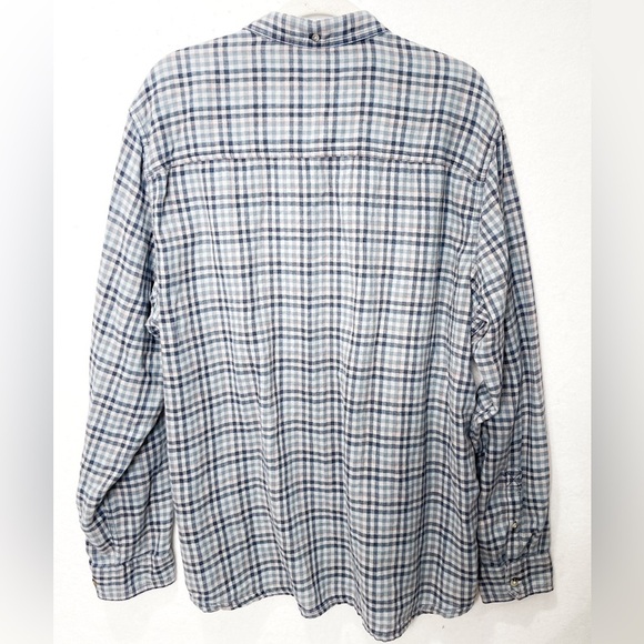 Toad & Co Airsmyth Long Sleeve Plaid Lightweight Button Front Flannel Size XXL - Picture 2 of 9